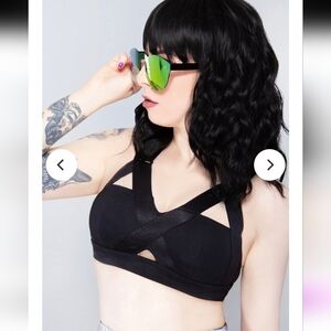 Black Strappy Women's Bralette LA SOCIETY